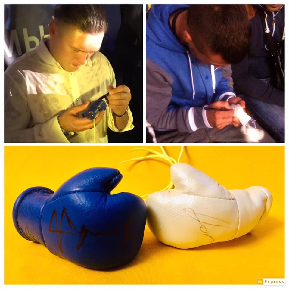 Франківець виставив на аукціон рукавиці відомого боксера, щоб фінансово допомогти хворій дитині (фотофакт)