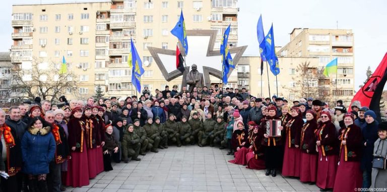 У Франківську відзначили 110-у річницю від Дня народження Степана Бандери (ФОТО, ВІДЕО)
