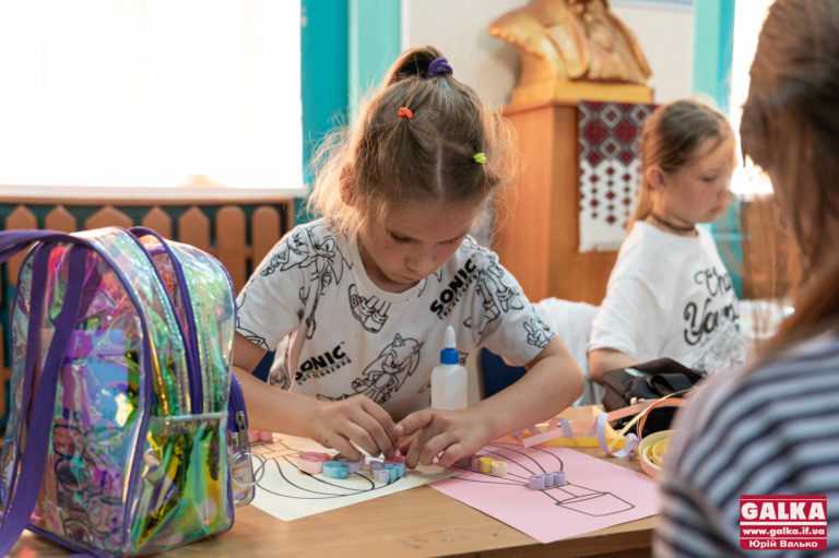 У франківській “Просвіті” для дітей ВПО провели табір