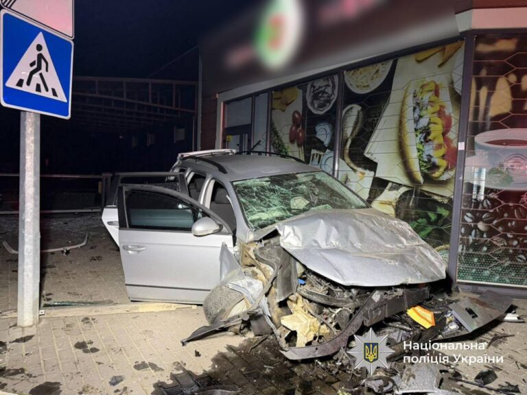 П’яний водій влетів у літній майданчик АЗС на Косівщині: постраждали шестеро людей (ФОТО)