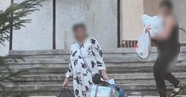 Як у Франківську затримували жінку, яка хотіла продати новонародженого сина (ФОТО, ВІДЕО)