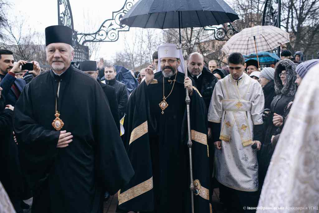 Глава УГКЦ Блаженніший Святослав прибув до Франківська (ФОТО)