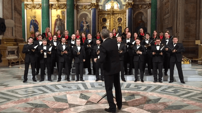 Російський хор заспівав про атомне бомбардування США просто у соборі (ВІДЕО)