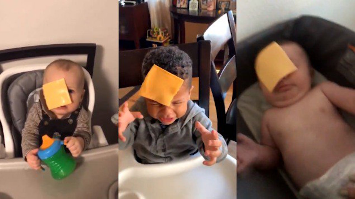 Кидають сир на обличчя дитині: батьки запустили дивний челендж у мережі