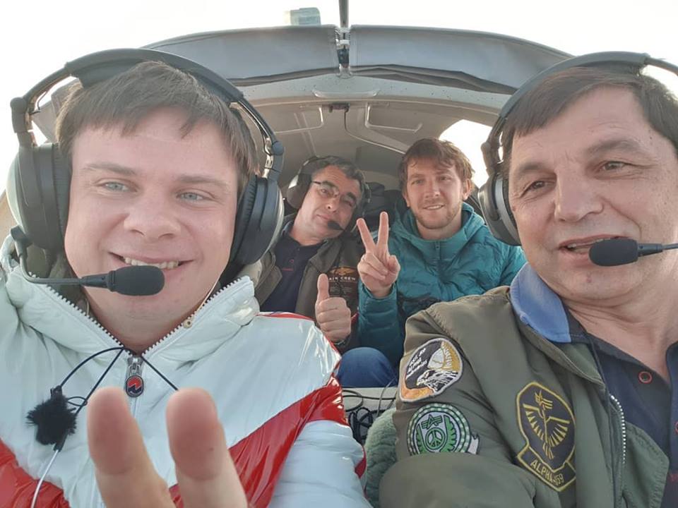 Телеведучий Комаров завершив у Коломиї триденний рекордний політ (ВІДЕО)