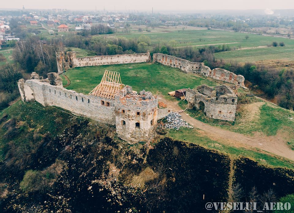 У мережі показали неймовірну красу Пнівського замку з висоти (ФОТО)