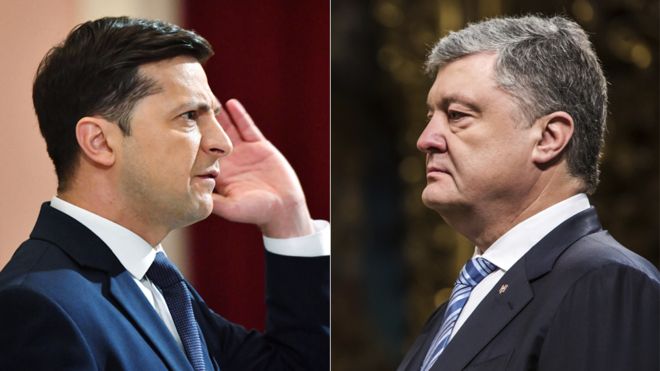 Порошенко і Зеленський вже проголосували на виборах (ФОТО)