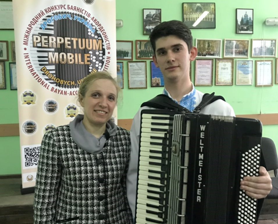 Студент франківського вишу став лауреатом міжнародного конкурсу баяністів-акордеоністів