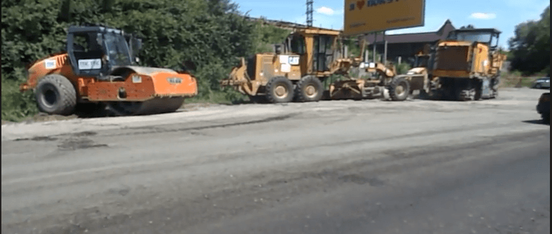 У Городенці ремонтують дорогу державного значення Снятин-Тязів (ВІДЕО)