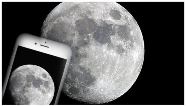 iPhone 6 зняв Місяць краще професійного фотоапарата (ФОТО)