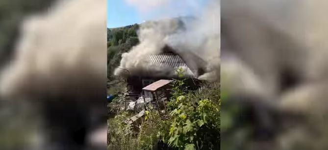 На Косівщині у борця з вирубкою лісів загорівся будинок (ВІДЕО)