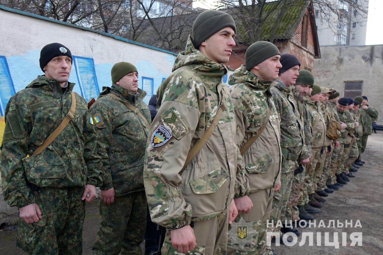 30 прикарпатських поліціянтів відбули на чергову ротацію в зону ООС (ФОТО)