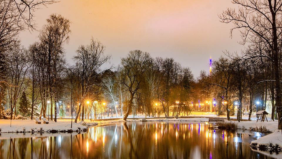 У мережі з’явились казкові світлини в зимовому парку Франківська (ФОТО)