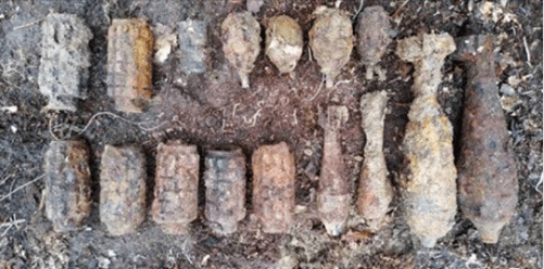 Прикарпатські піротехніки знайшли ще майже два десятки застарілих боєприпасів (ФОТО)