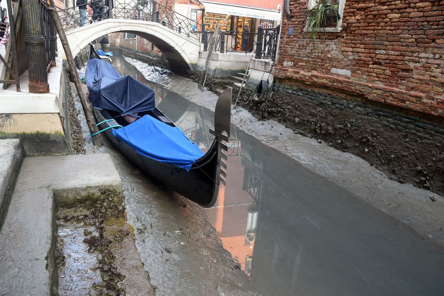 У Венеції пересохли канали (ФОТО)