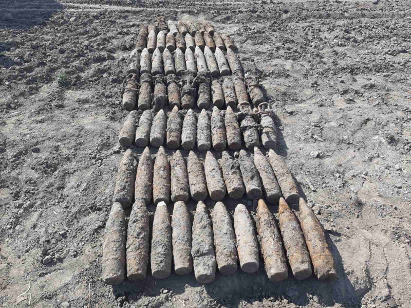 Прикарпатські піротехніки знищили ще понад пів сотні застарілих боєприпасів (ФОТО)