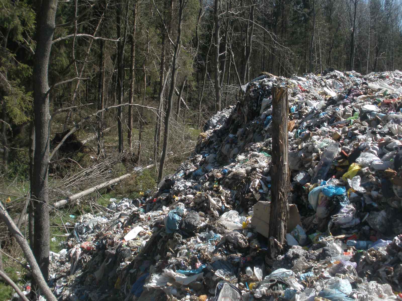 На Франківщині намагалися незаконно скинути львівське сміття (ФОТО)