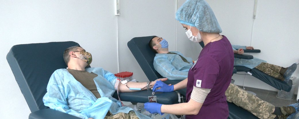 Прикарпатські військові поповнили банки крові області (ВІДЕО)