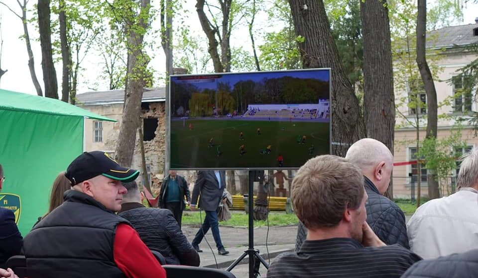 У палаці Потоцьких планують відновити зону для футбольних вболівальників
