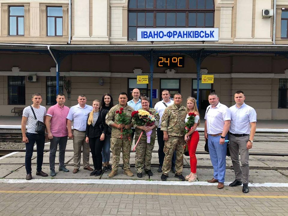 Прикарпатські офіцери та офіцерка податкової міліції повернулись із зони проведення Операції об’єднаних сил (ФОТО)