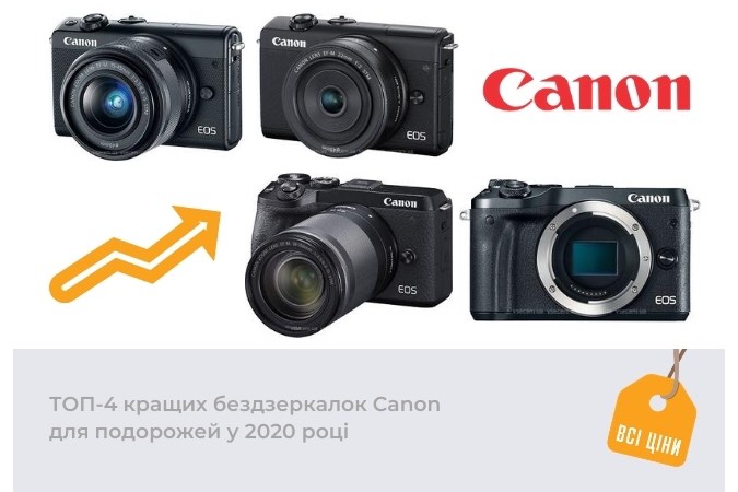 Найкращі “бездзеркалки” Canon для фото- та відеозйомки під час подорожей