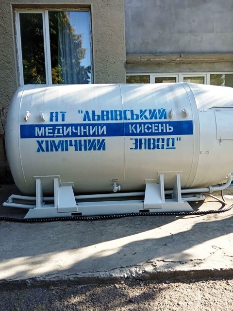 Обладнання для зберігання кисню встановили в Городенківській райлікарні