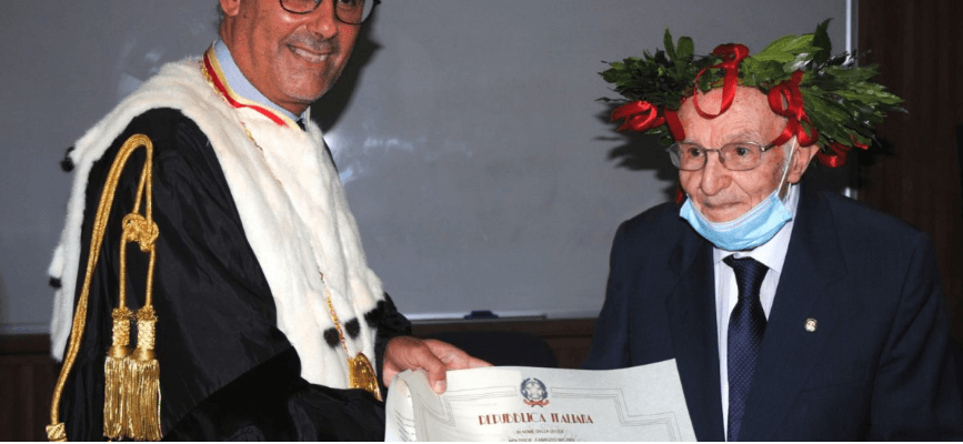 96-річний італієць здійснив мрію та отримав ступінь бакалавра