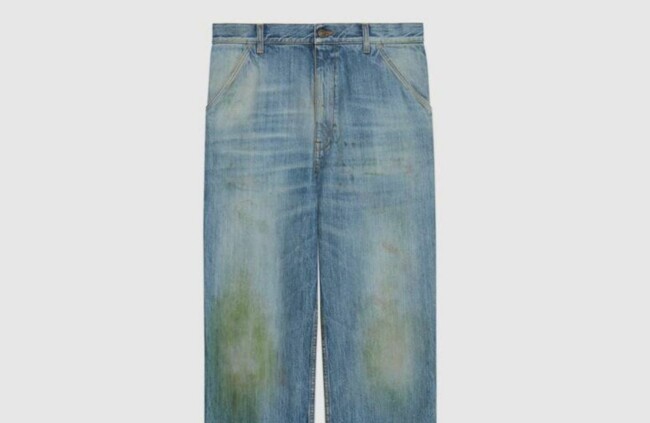 Gucci створив модні джинси з плямами від трави – придбати можна за 22 тисячі гривень (ФОТО)