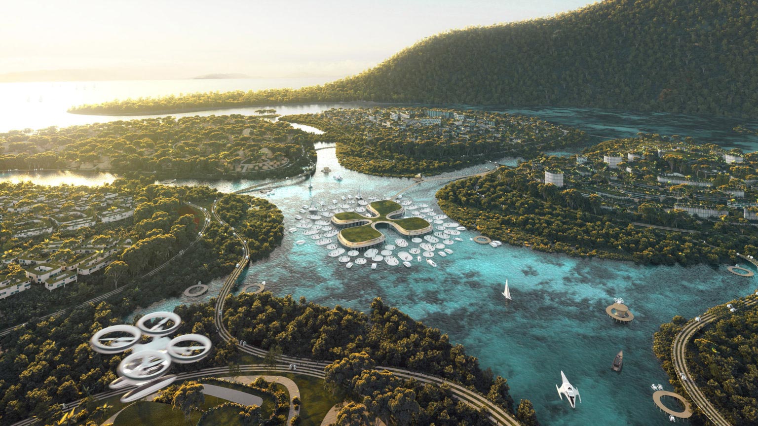 У Малайзії побудують екологічне місто майбутнього на трьох штучних островах (ФОТО, ВІДЕО)