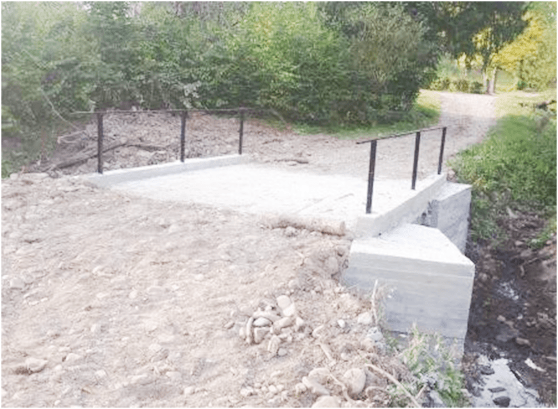 У селі на Долинщині відновили зруйновані паводком мости (ФОТО)