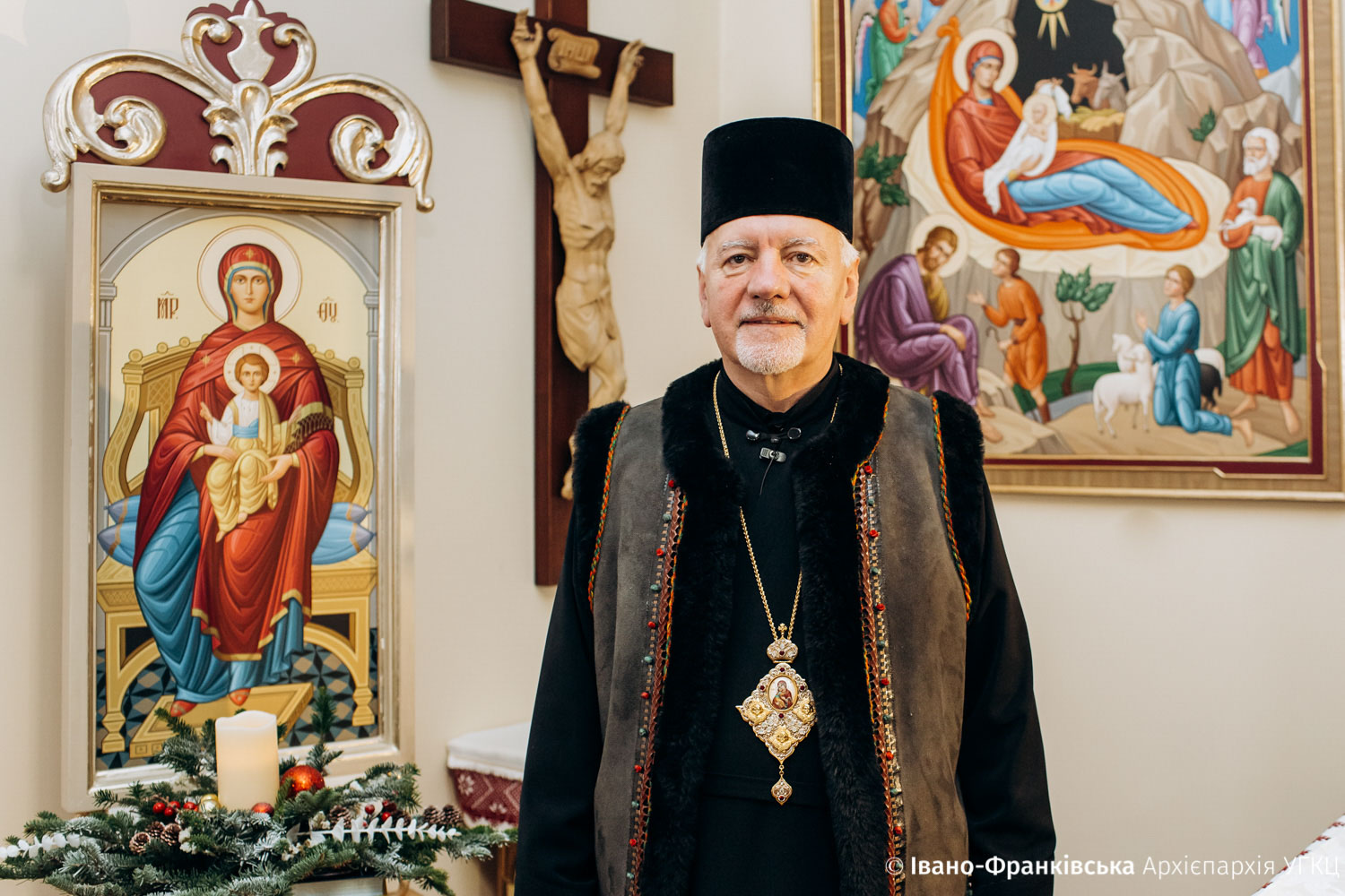 Митрополит Володимир Війтишин привітав прикарпатців з новорічно-різдвяними святами (ВІДЕО)