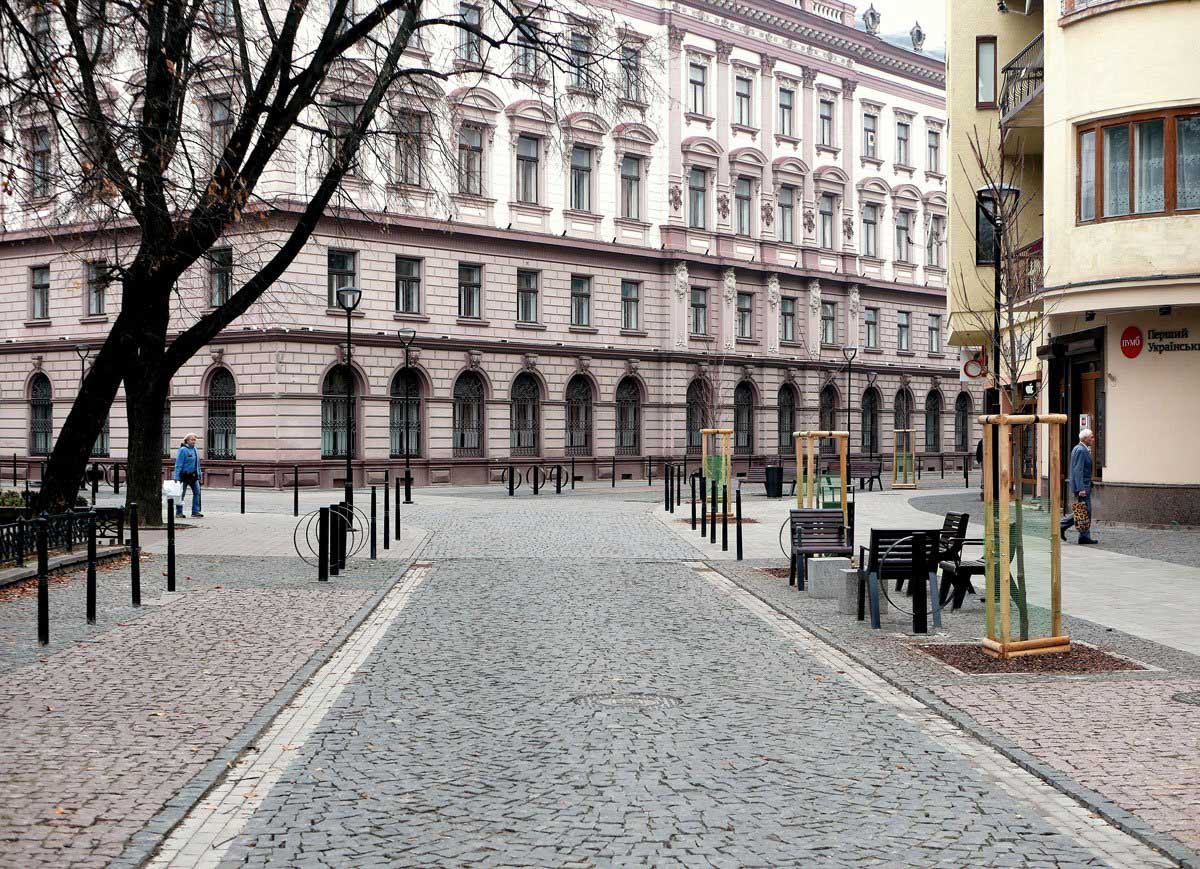Реконструкція вулиць у центрі Франківська – у топі найкращих урбаністичних проєктів десятиліття в Україні