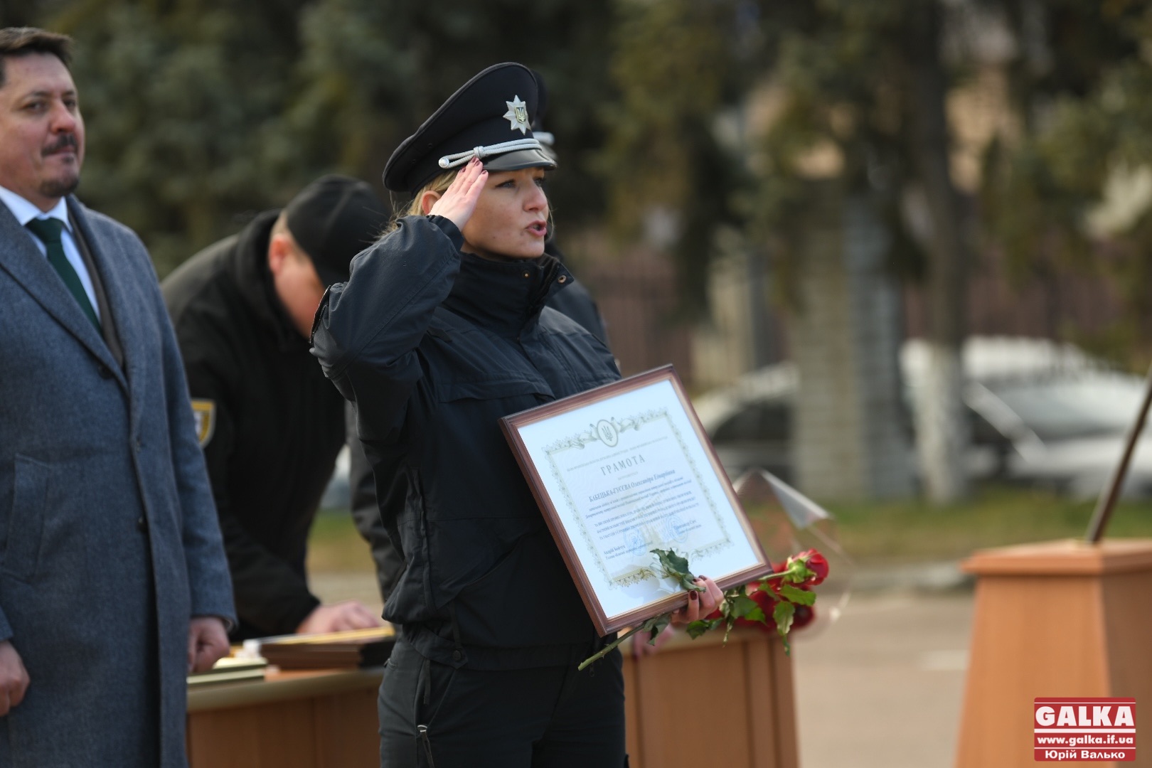 Найкращих патрульних урочисто нагородили до п’ятої річниці роботи на Франківщині (ФОТОРЕПОРТАЖ)