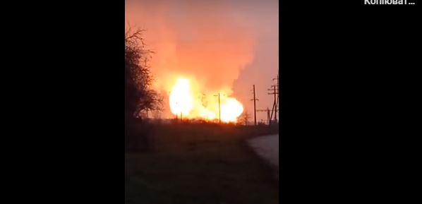 На магістральному газопроводі на Полтавщині пролунав вибух (ВІДЕО)