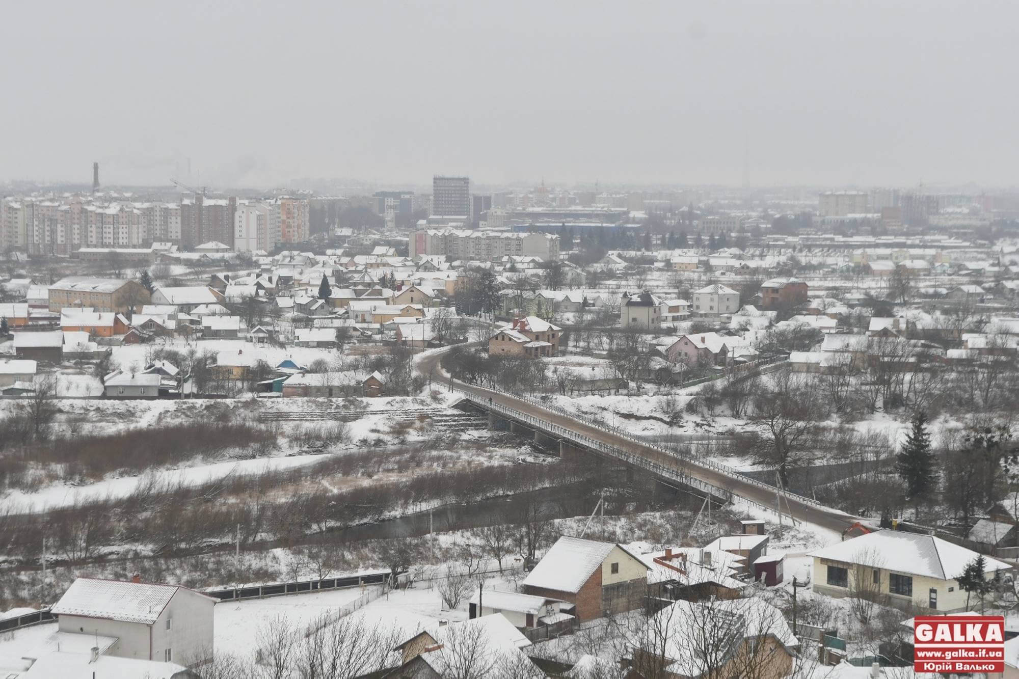 Лютневі види міста з Вовчинців (ФОТО)