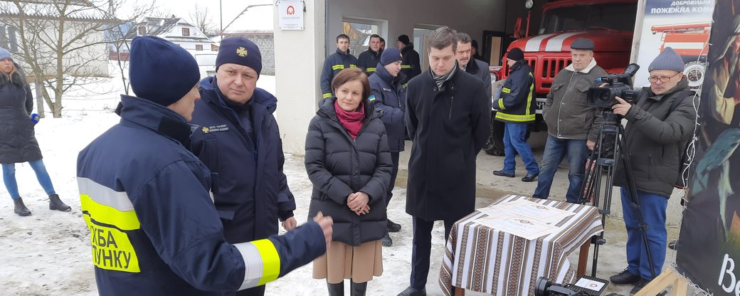 Пожежники-добровольці з Косівщини отримали обладнання від Польщі (ФОТО)