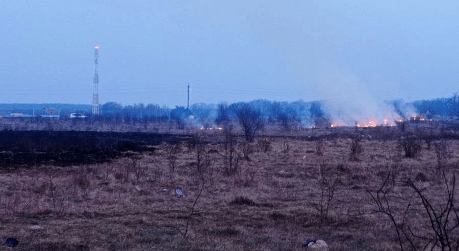Підпалив поле й тікав: у Чернієві спіймали порушника (ФОТО)