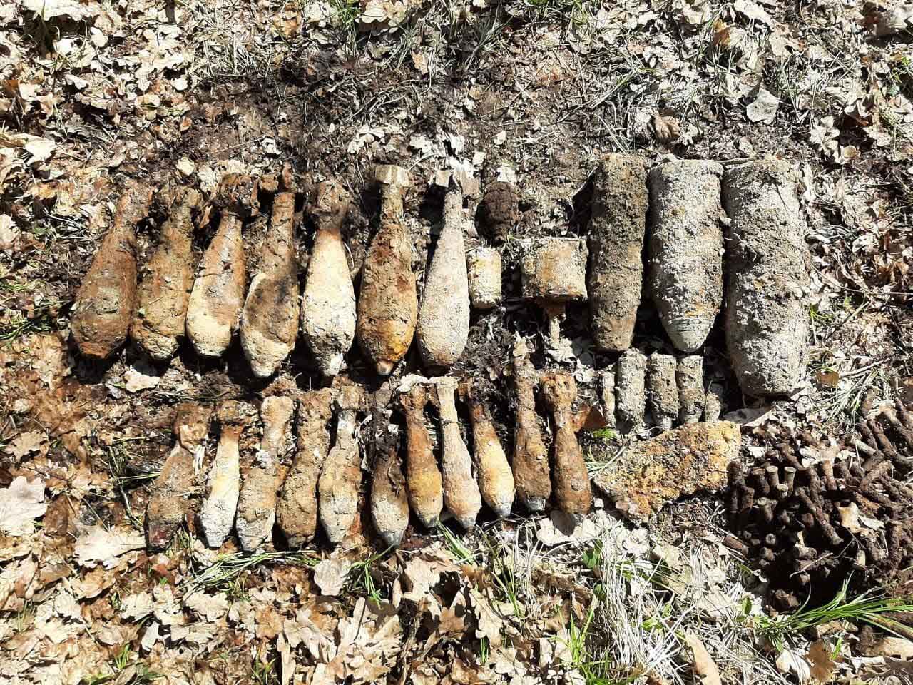 Понад 200 застарілих боєприпасів знайшли у селі на Коломийщині (ФОТО)
