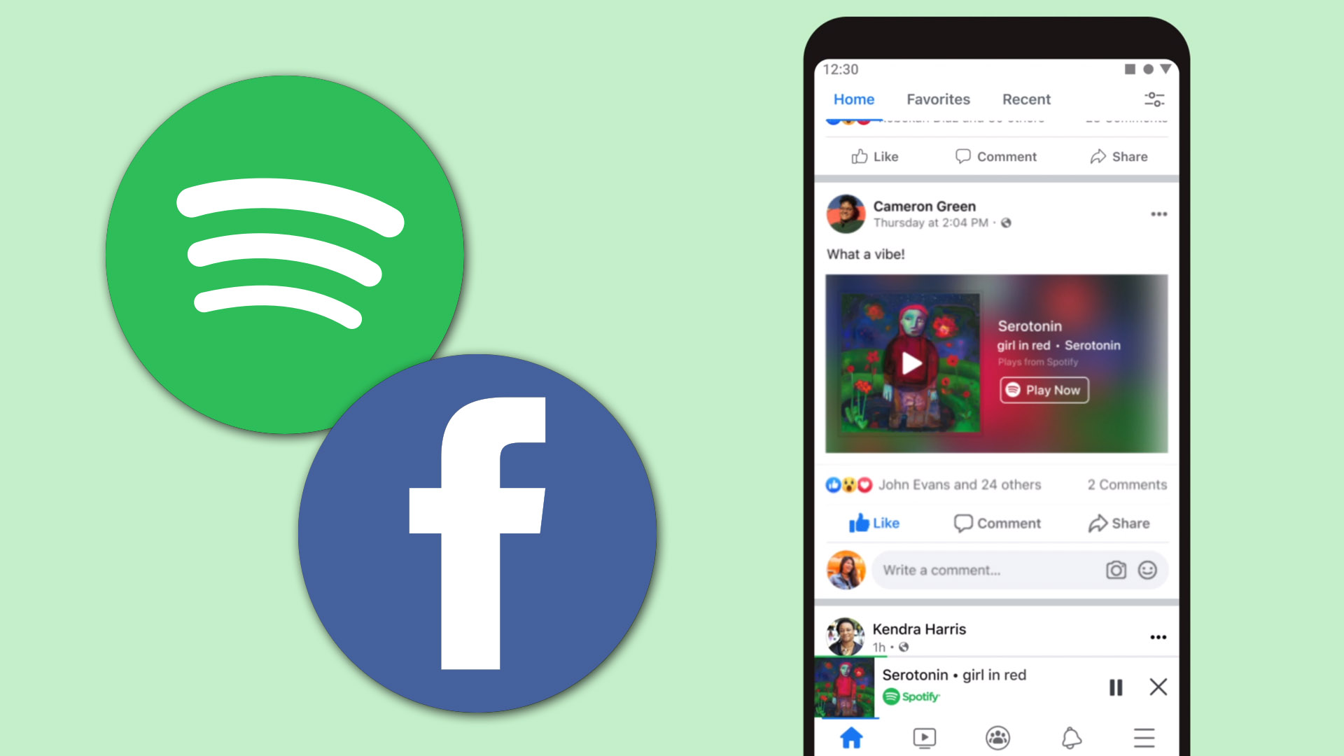Facebook інтегрував плеєр Spotify у свій додаток: як це працює