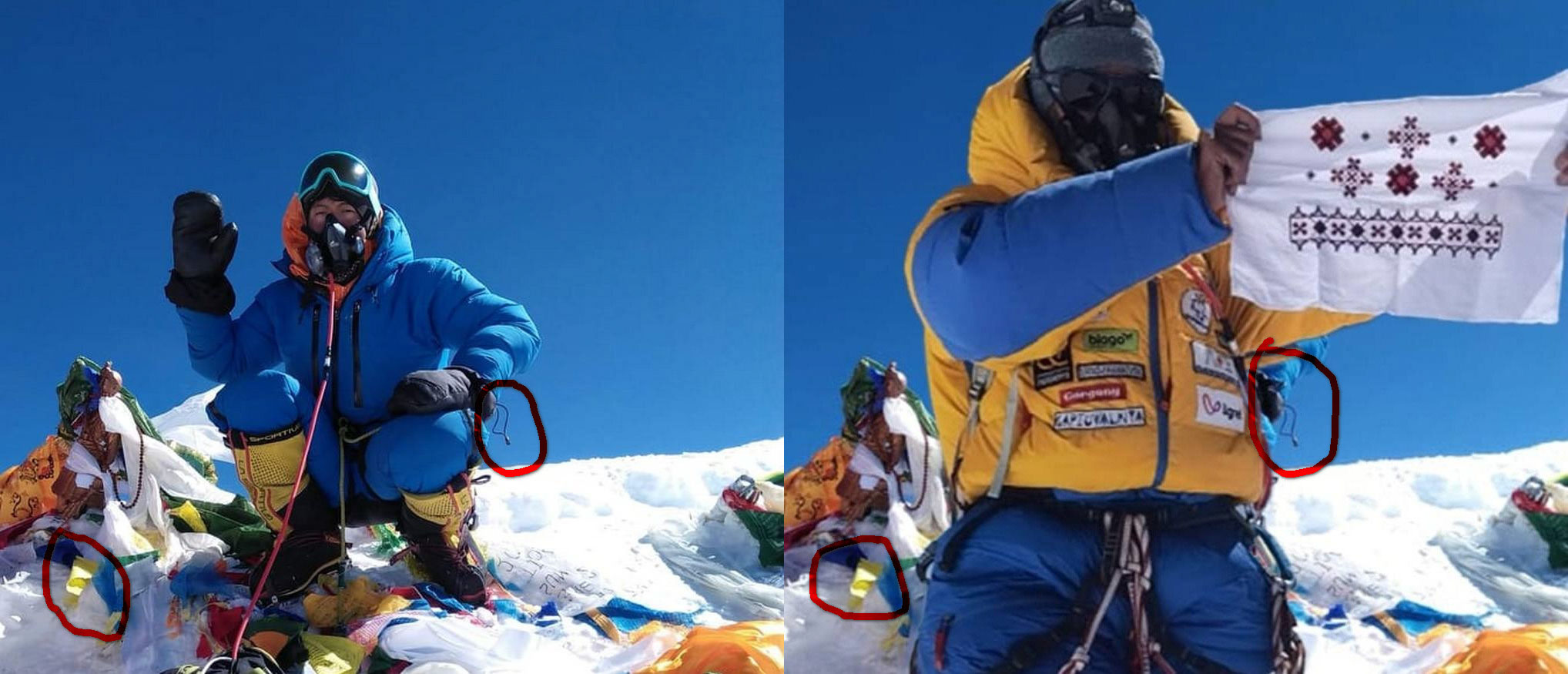 Гірський гід доводить, що світлина Мохнацької “з вершини Евересту” – фотошоп