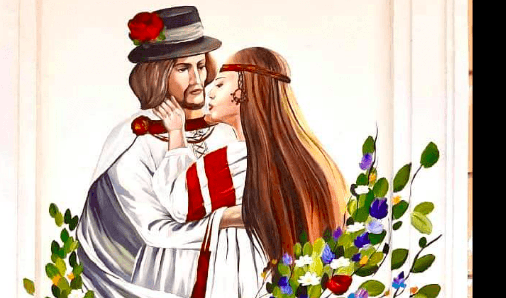 У Коломиї намалювали мурал закоханої пари (ФОТО)