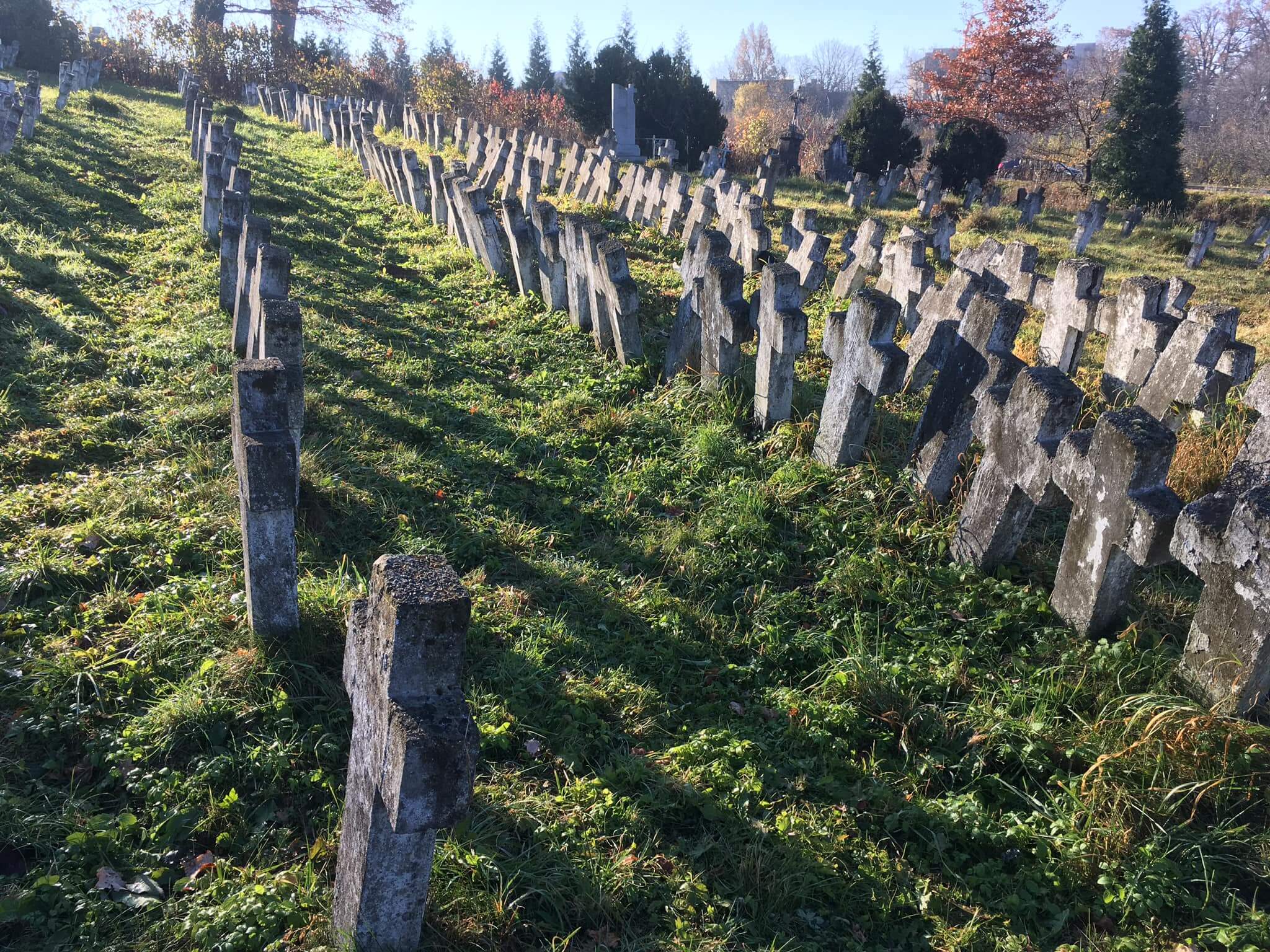 100 хрестів часів Першої світової оновили на військовому кладовищі в Калуші (ФОТО)