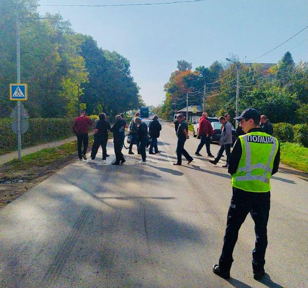 Дорогу “Стрий-Мамалига” у Болехові розблокували – поліція
