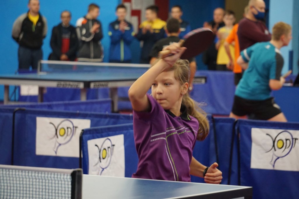 Юна прикарпатка виборола “бронзу” на чемпіонаті України з настільного тенісу