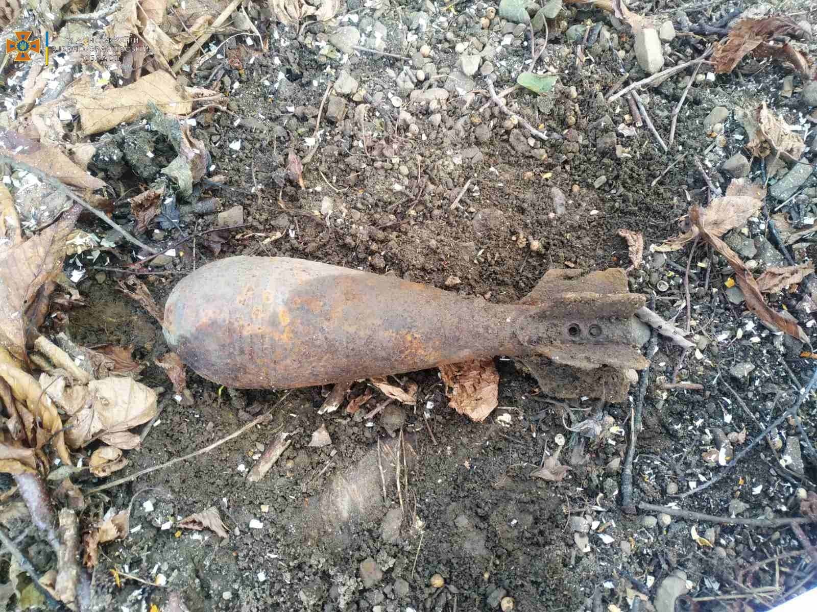Мінометну міну знайшли в Яремче (ФОТО)