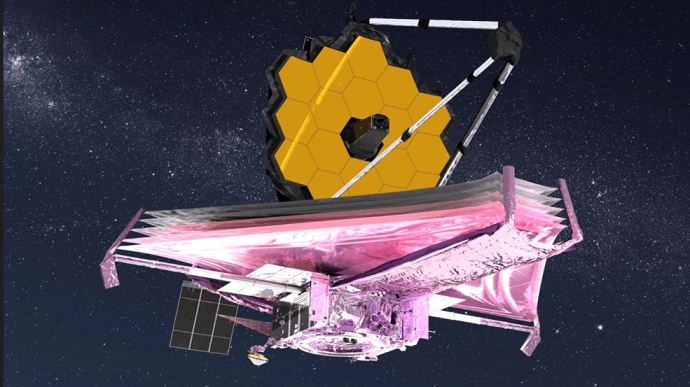 Найпотужніший і найбільший космічний телескоп “Джеймс Вебб” розгорнули в космосі