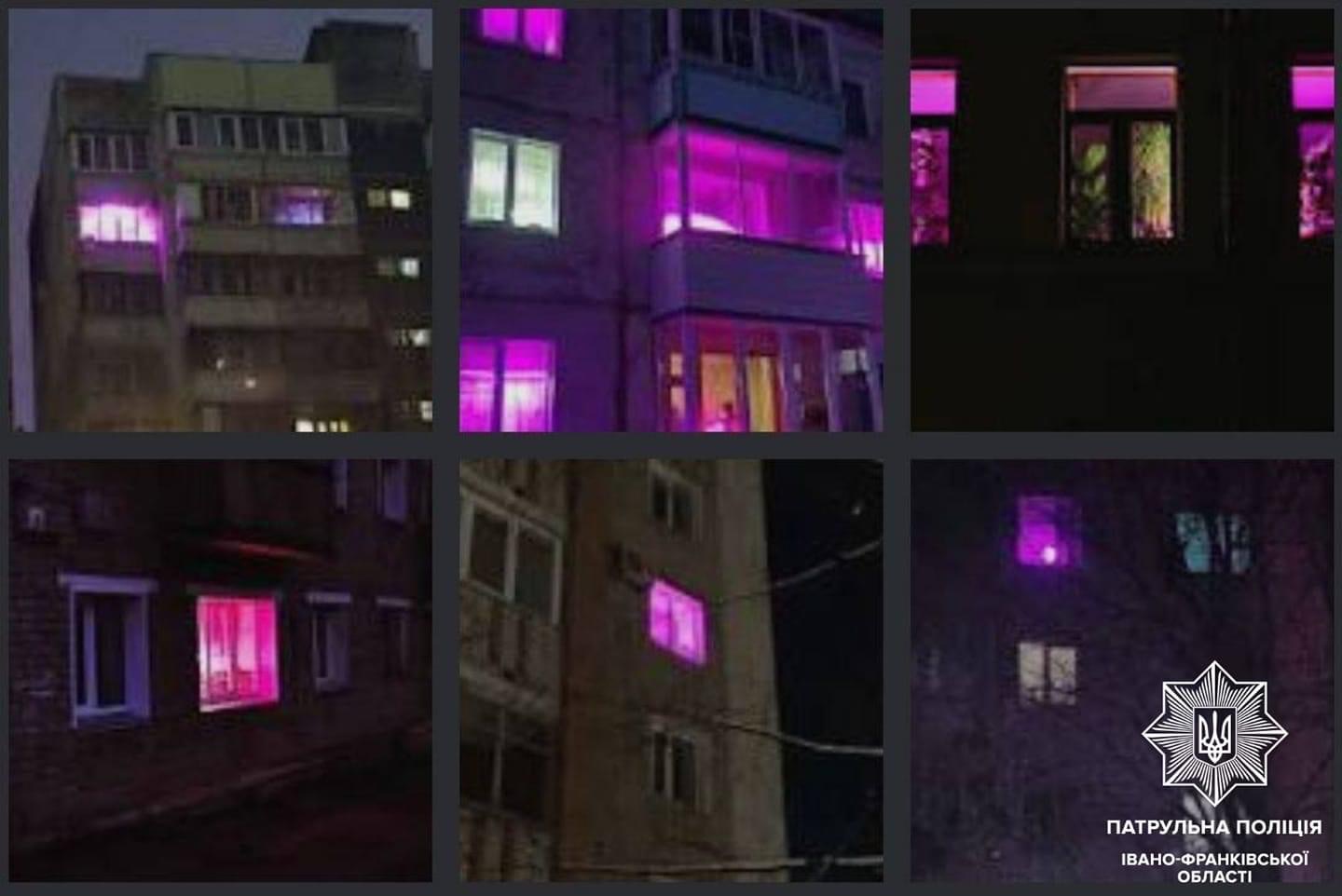 Прикарпатців просять вимикати фіолетові фітолампи для догляду рослин вночі, або посунути їх подалі від вікон