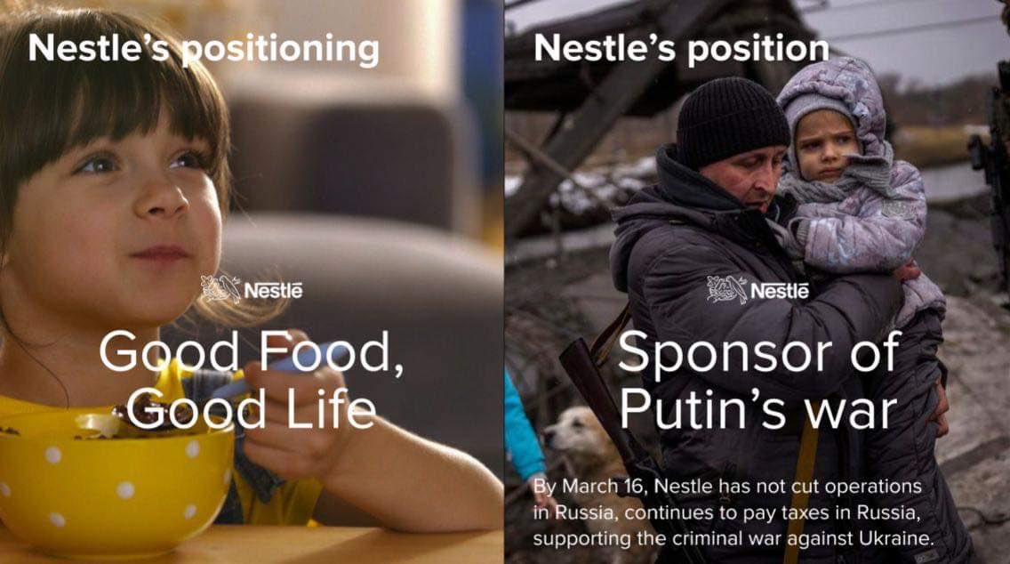 Nestlé відмовилася піти з ринку росії – Шмигаль. Називаємо їхні бренди в Україні