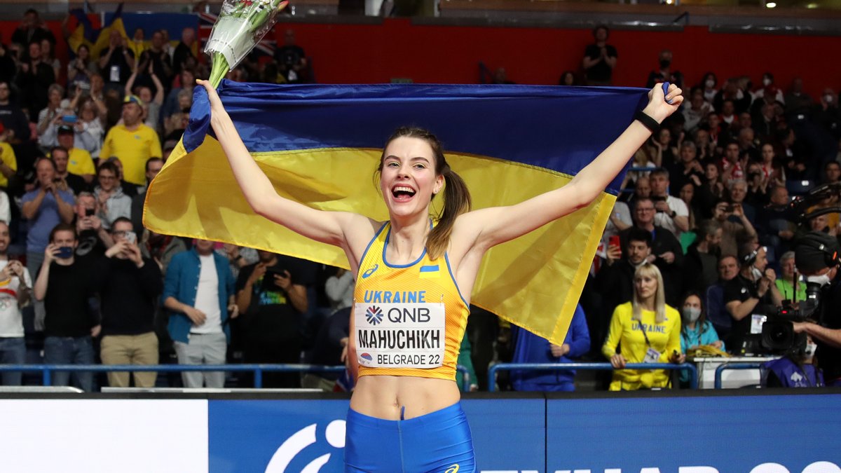 Українська стрибунка у висоту Магучіх стала чемпіонкою світу в приміщенні