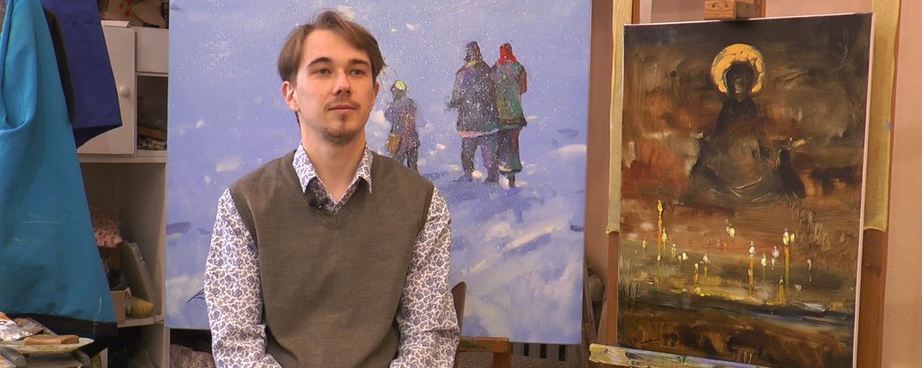 Перерахував 3000 доларів для ЗСУ: франківський художник продає картини, аби допомогти захисникам (ФОТО, ВІДЕО)